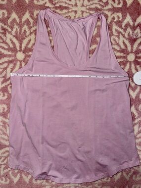 Lululemon Dusty Mauve Pink Racerback Tank Top | Measurements Shown